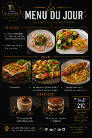 Menu Semaine24 La Table des Marchands